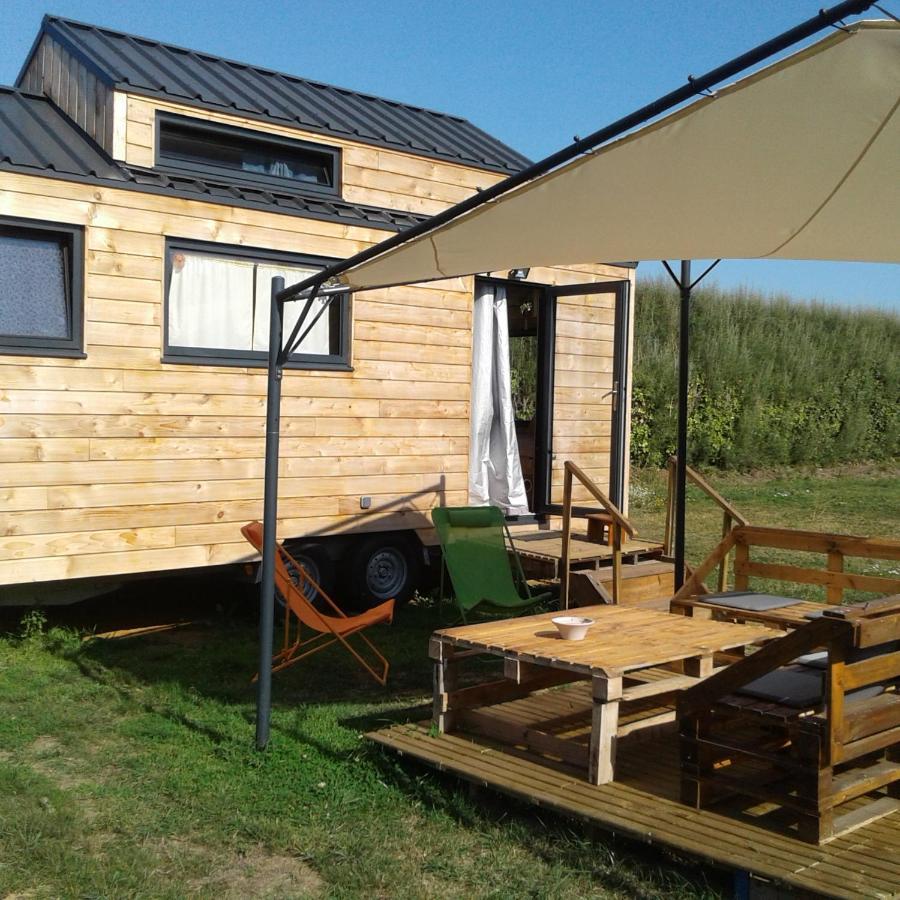 Tiny House Sur La Presqu'Ile Sauvage Otel Lanmodez Dış mekan fotoğraf