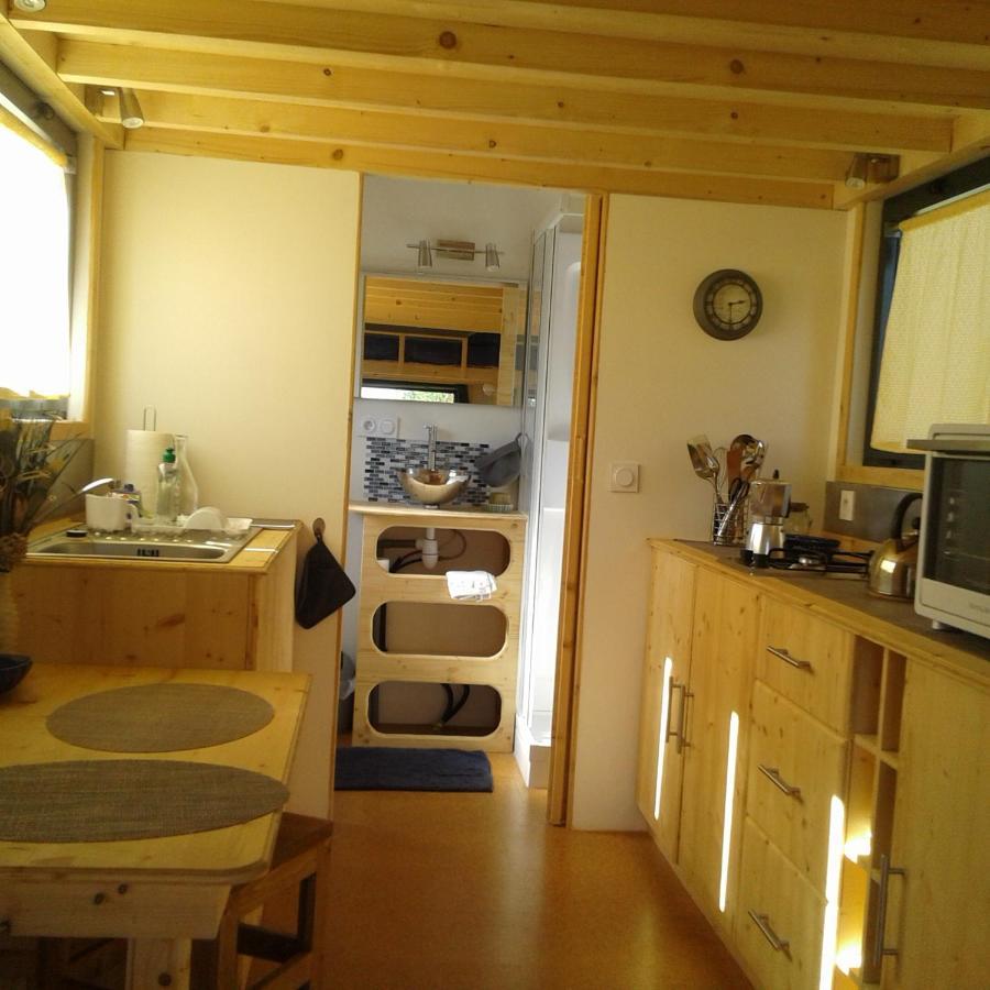 Tiny House Sur La Presqu'Ile Sauvage Otel Lanmodez Dış mekan fotoğraf